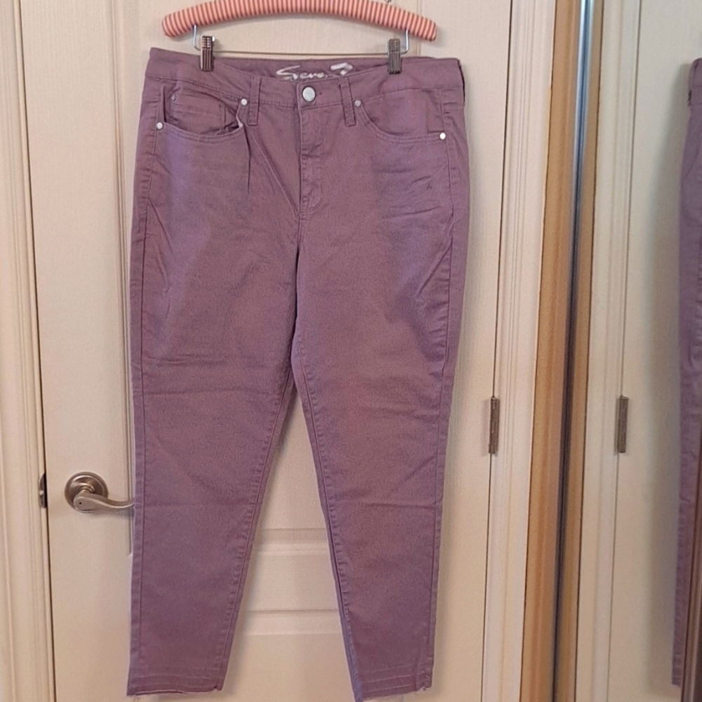 Seven 7 lavender jeans size 16